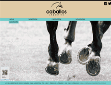 Tablet Screenshot of caballosargentina.com.ar